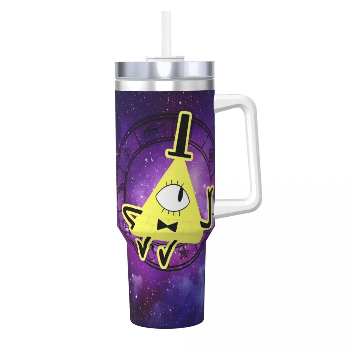 Stainless Steel Tumbler Gravity Falls Coffee Mug Portable Cold Drink Mugs Cup Travel Design Water Bottle