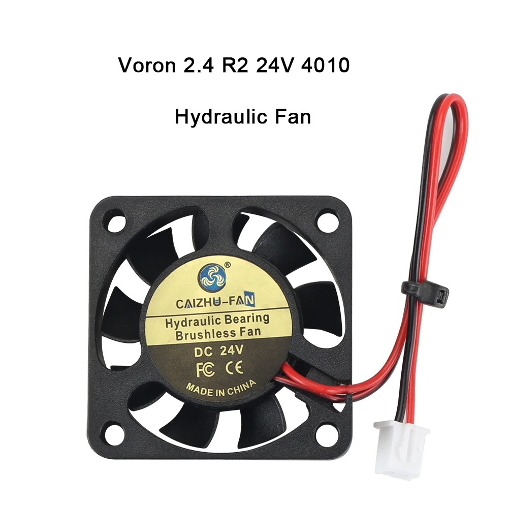 FYSETC 4010/6020 Hydraulischer Abluftventilator Kühlventilator 40*10mm 60*20mm DC 24V Mit 2 Pins für Voron 2.4 R2 3D-Drucker-Teile