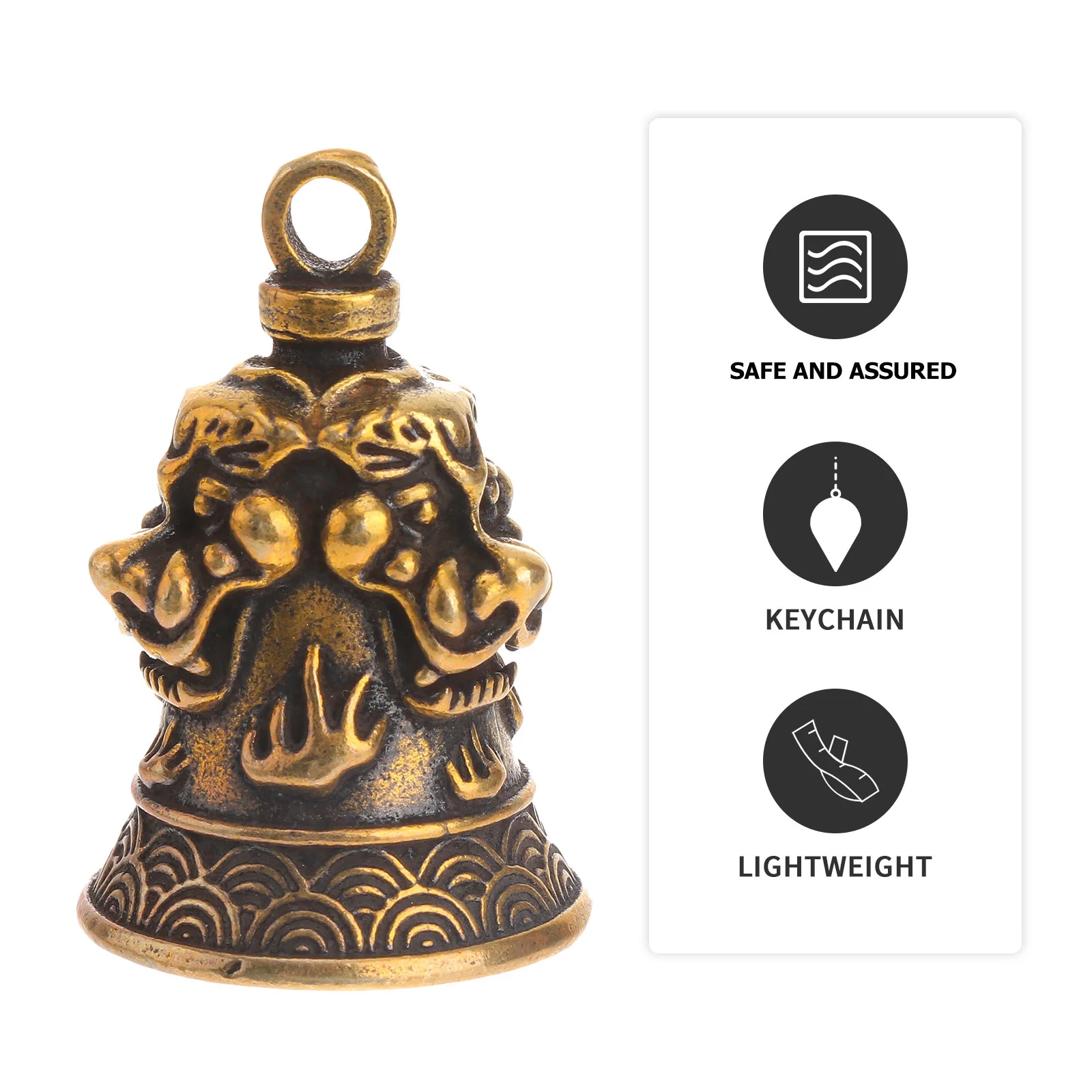 

Pendant Keychain Bell Vintage Bells Creative Gift Keychains Hanging Bag Men and Women