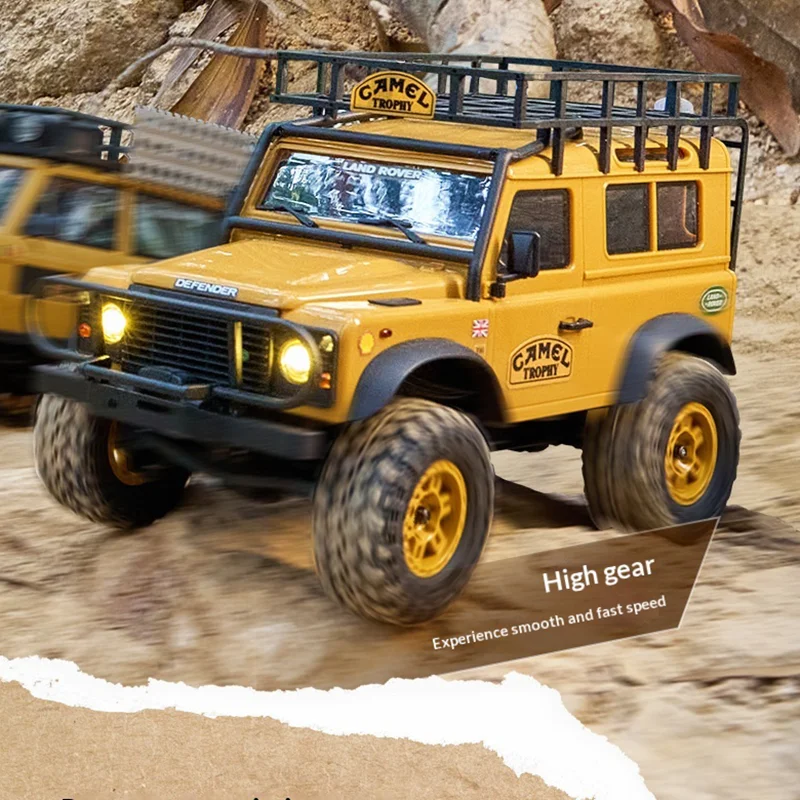 รถโมเดล FMS FCX24M Camel Cup ขนาด 1/24 จำลองรถแลนด์โรเวอร์ ดีเฟนเดอร์ 90/110 รุ่นแรก รถเรนจ์โรเวอร์ ดิสคัฟเวอรี่ รถปีนเขา ของเล่น