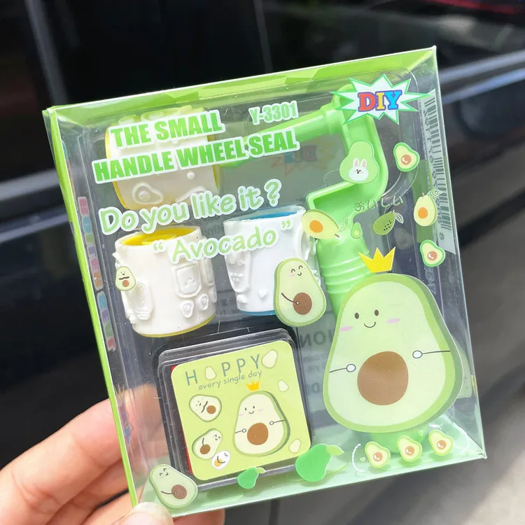 Hot Selling Cartoon Cute Little Animal Styling Stamp Rollers Kids Kindergarten Students Teacher Award Stamp Student Award Gift