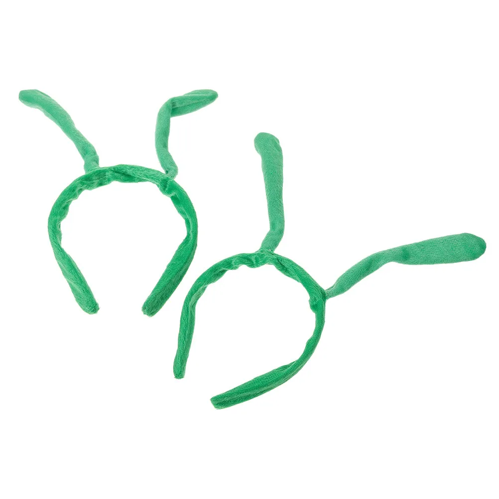 

2 шт. зеленых антенн-повязок на голову, уникальные подвижные антенны, мягкий эластичный головной убор, идеально подходит для косплея пчелы, Хэллоуина, Рождества