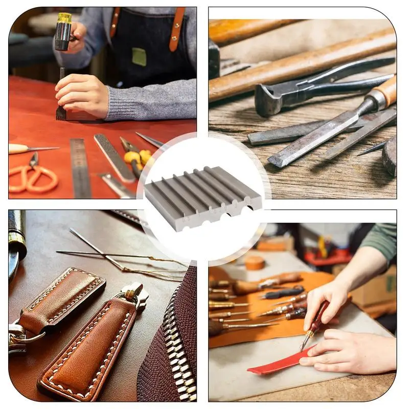 Leather Sander Pad Leather Sander Tool Metal Structure Faux Leather Wide-Edge Trimmer DIY Grinder Solid Structure For Furniture