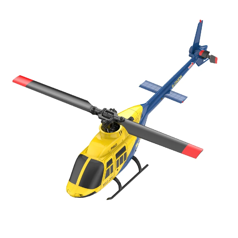 

A60 Rc Plane Helicopter 2.4g 6-Aixs Gyroscope 6ch Altitude Hold Optical Flow Bell 206 Mini Remote Control Helicopter Toys For