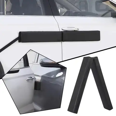 98x11x4CM 자동차 도어 보호대 자석 접이식 연결형 차체 측면 가장자리 가드 장식용 긁힘 방지 보호 스트립