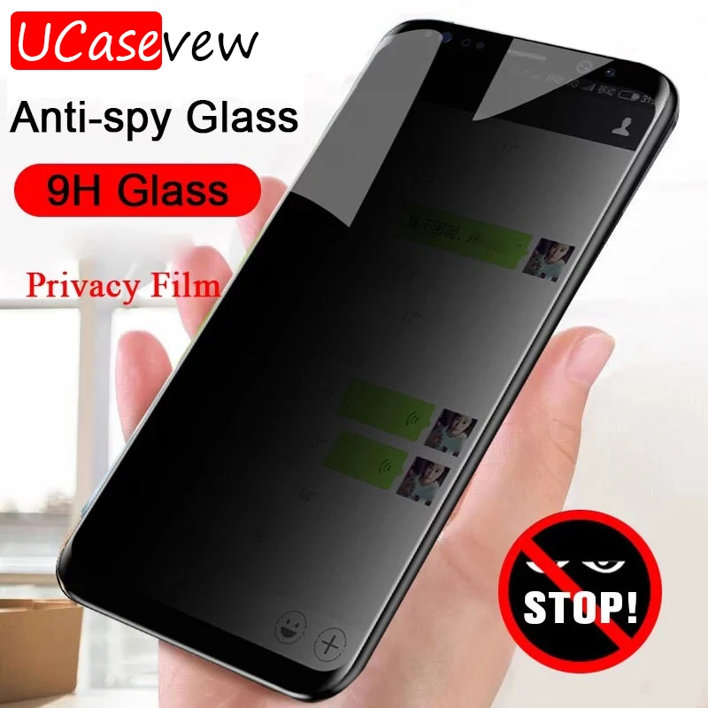 3 PCS Anti-spy Tempered Glass For iPhone 12 11 Pro Max Private Glass For iPhone 6 7 8 Plus X XS MAX XR Privacy Screen Protector