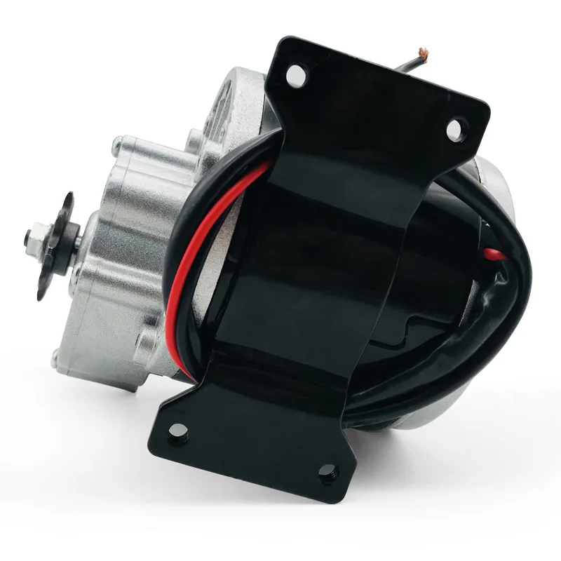 12V250W szczotkowany motoreduktor z kołem A 1016Z z magnesami trwałymi DC silnik do smażenia z nóżkami — zdjęcie 5
