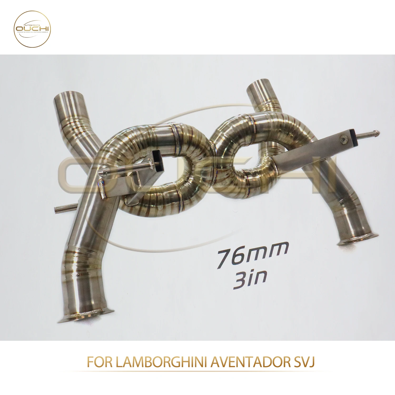 

for Lamborghini Aventador SVJ Ti Straight Pipe Exhaust Extreme Sound Loud Aggressive Roar Performance Upgrade