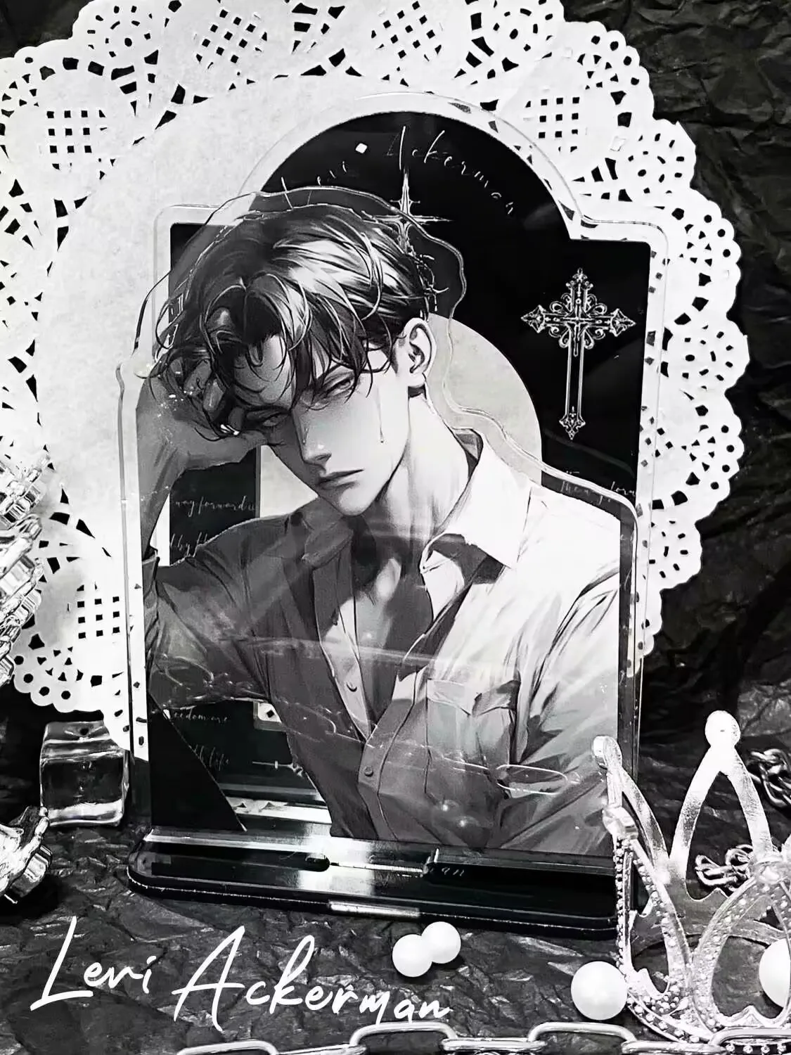 "الهجوم على العمالقة" و"ليفي" أكريليك دوجينشي، ستاندي، بضائع أنيمي ثنائية الأبعاد، مستوى مظهر عالي من تانزي، كابتن #1