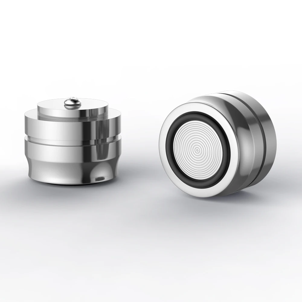 Алюминиевые ножки, твердые 33x22 серебряные ножки для аудио устройства, Алюминиевые амортизаторы 4X