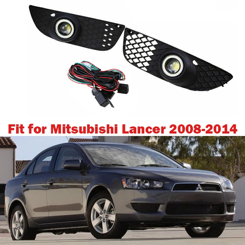 

Противотуманная фара в сборе, фара на передний бампер для Mitsubishi Lancer 2008 2009 2010 2011 2012 2013 2014, автомобильные аксессуары