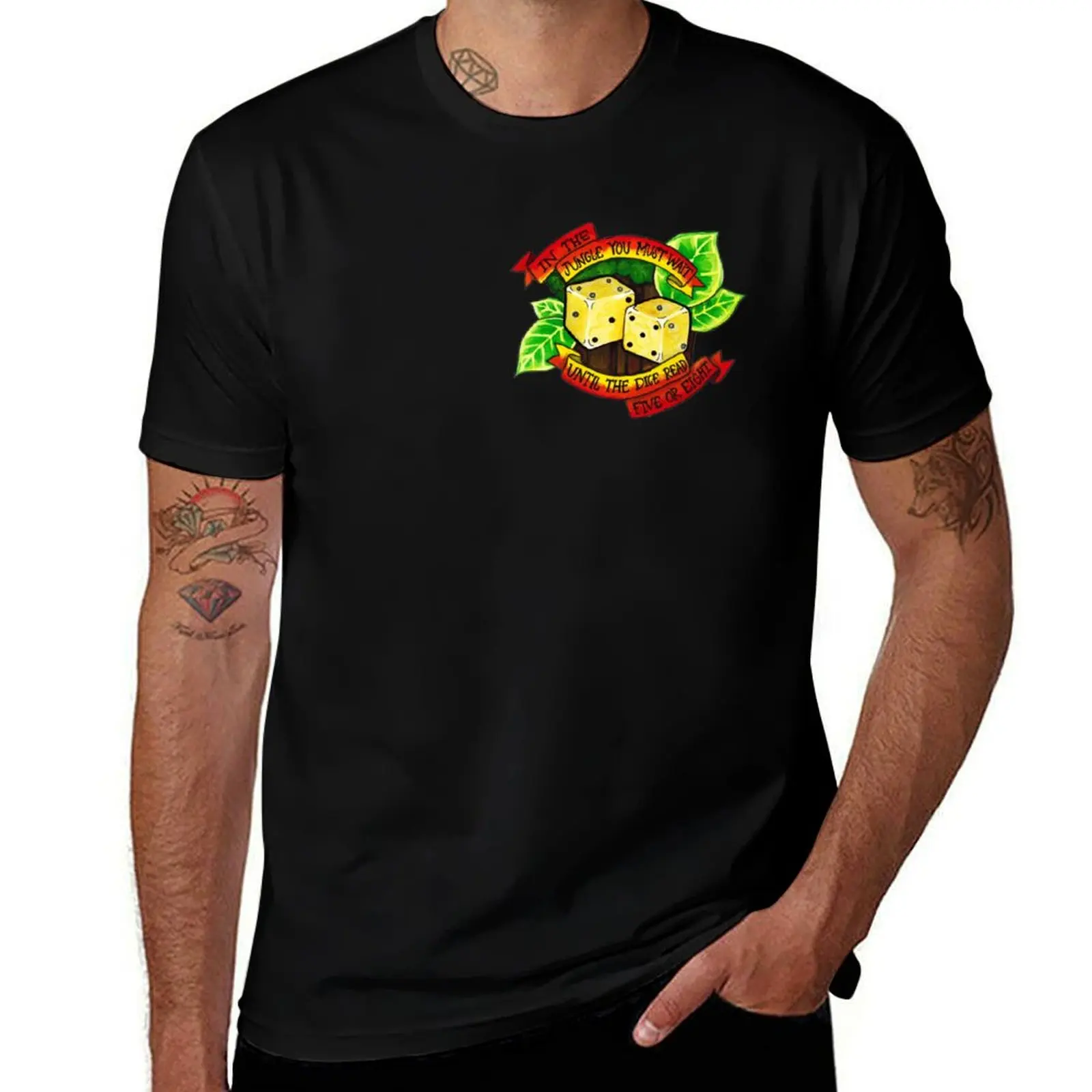 

Jungle quote T-Shirt essential t shirt men t shirt cotton 100% T-Shirt