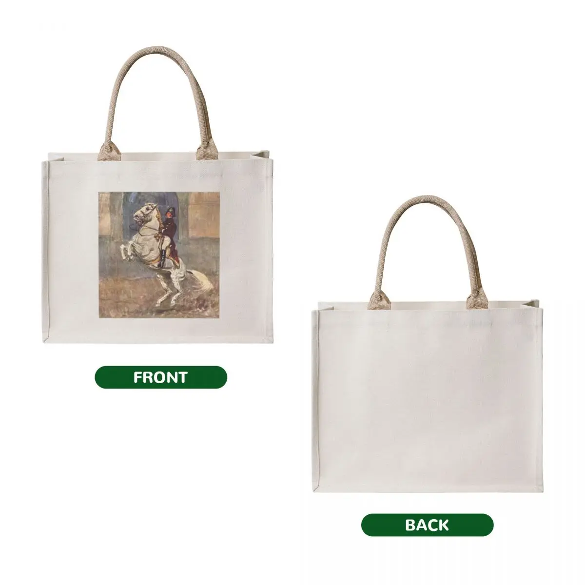 Lippizan Horse: The Courbette, Classical Dressage at the Spanish Riding School Tote Bag Lady bag Reusable bags Cloth bag