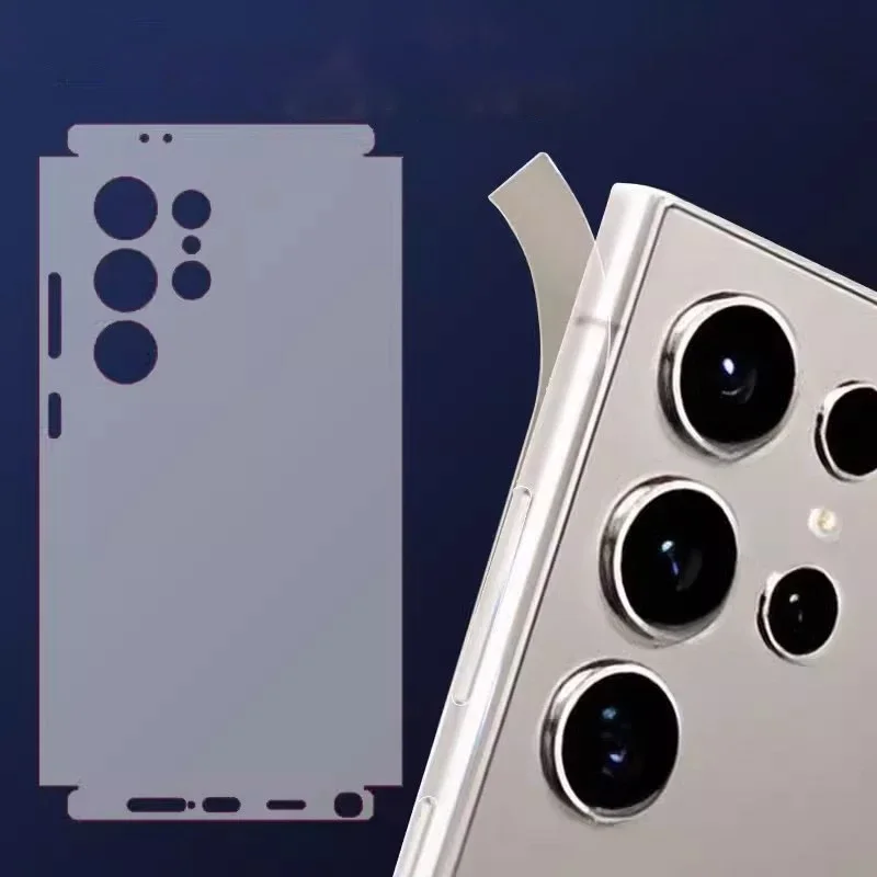 2 Stück Rückseitige Hydrogel-Folie für Samsung Galaxy S25 S24 Ultra Plus Klare HD-Displayschutzfolie S25 Plus S25 Ultra Schutzfilm