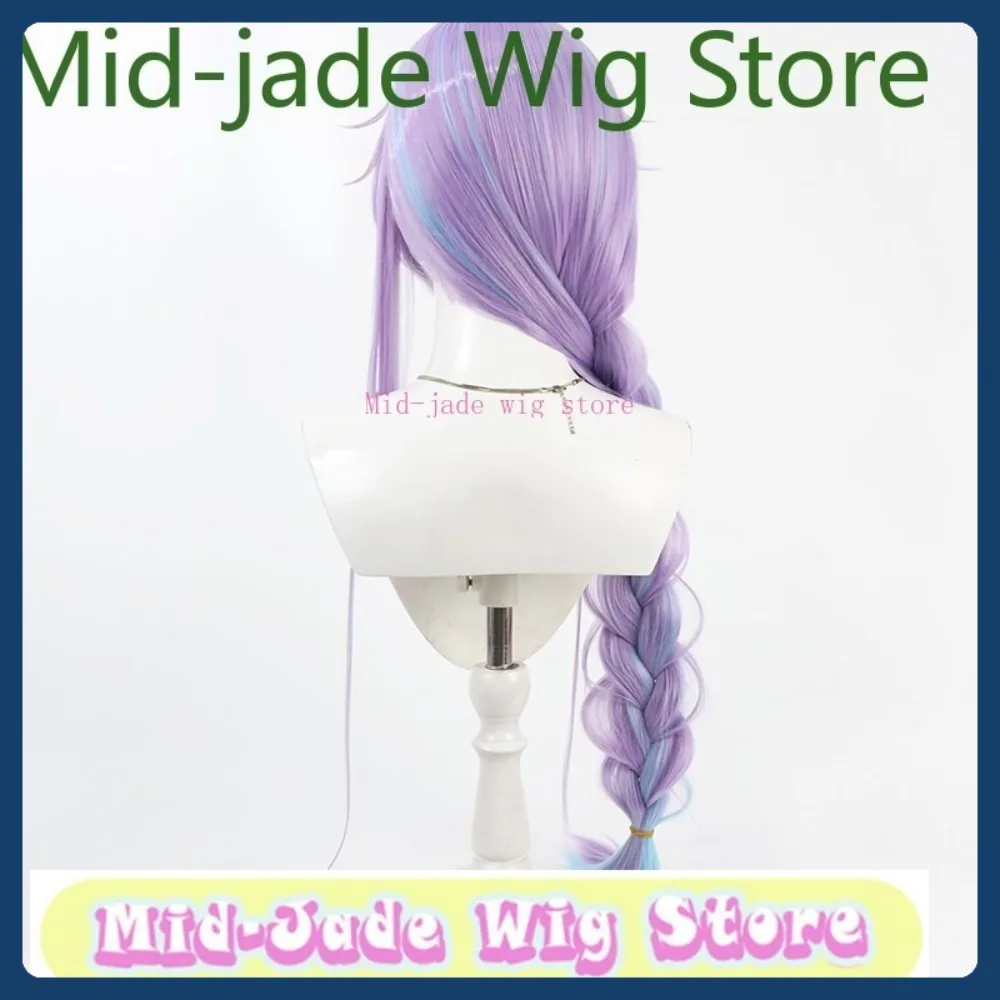 Peruka Mid-jade Wig Store VTuber Hoshirube Shosei Cosplay Halloween Anime Gra Role-playing Syntetyczne Włosy Rekwizyty do Przebrań
