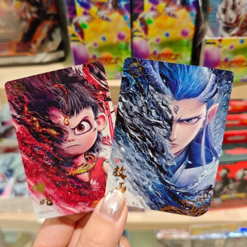 

Новые горячие карты Kayou Nezha Conquers The Dragon King Movie Series Lingyan Pack Se с автографом Коллекционные карты