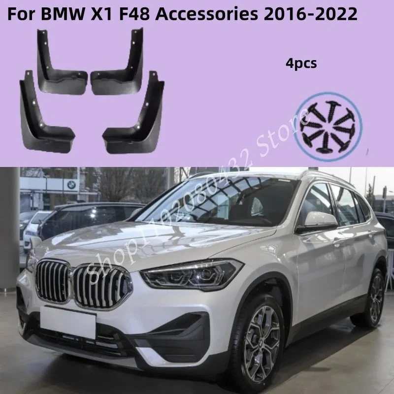 

Car Mud Flaps For BMW X1 F48 Accessories 2016-2022 Mudguards Splash Guard Front Rear Fender Accessories