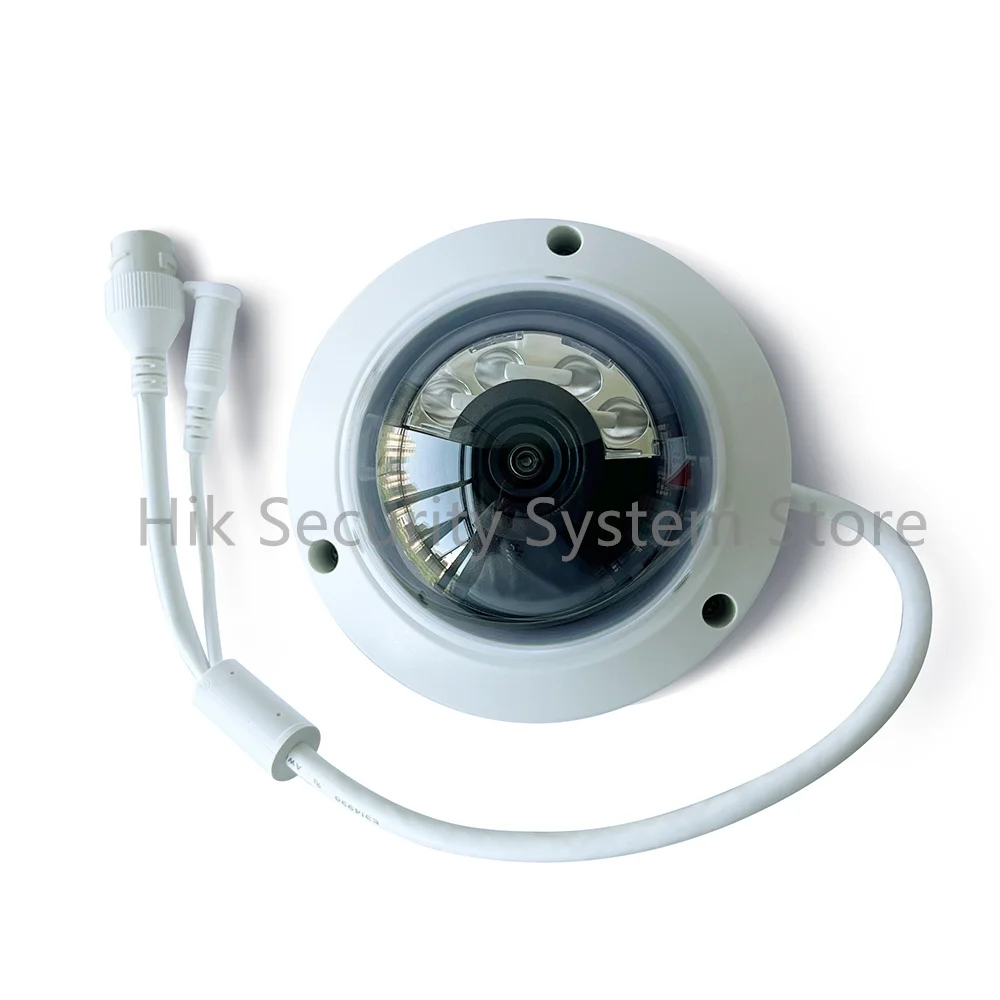 Imagem -05 - Hikvision-câmera ip Dome ir com Mic Embutido Ds2cd1143g2-liu Ds-2cd1143g0-i Câmera de Rede 28 mm Poe Substituir