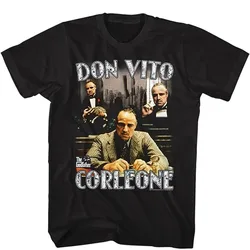 2024 The Godfather Printed Cotton T-Shirts Men Women Retro O-Neck Short Sleeves T Shirt  Harajuku Unisex Tees Tops Clothing