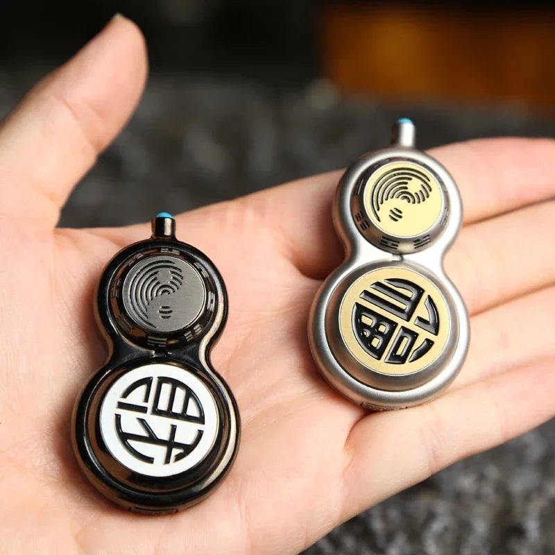 Cucurbit Spinner Fidget Slider Metallo Fidget Toys Strumento ADHD Anti-ansia Giocattoli da scrivania Giocattoli antistress Regali per adulti