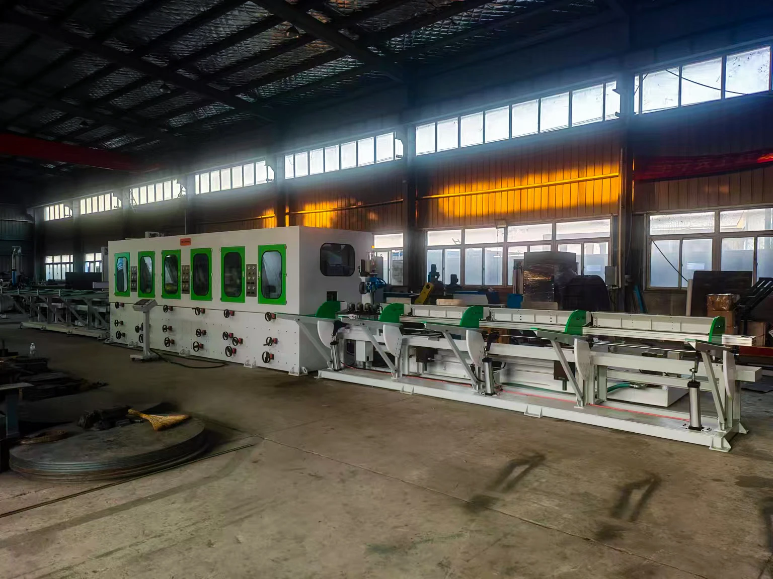 Multihead Stainless Steel Aluminum Round Tubes Centerless Polishing Grinding Machine