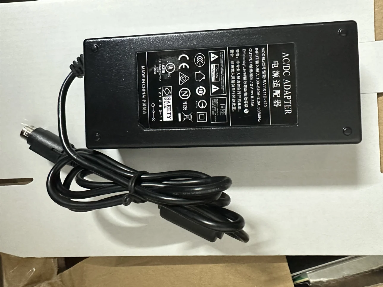 Original PGB Synology DS918 + ds415 + 12V8.33A DS916 + power cord EA11011D-120