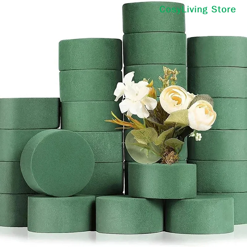 [CL]Floral Mud Foam Cylinders Wet Flower Foam Brick DIY Flower Arrangements For Wedding Party Decor Florist Foam Block[CL]