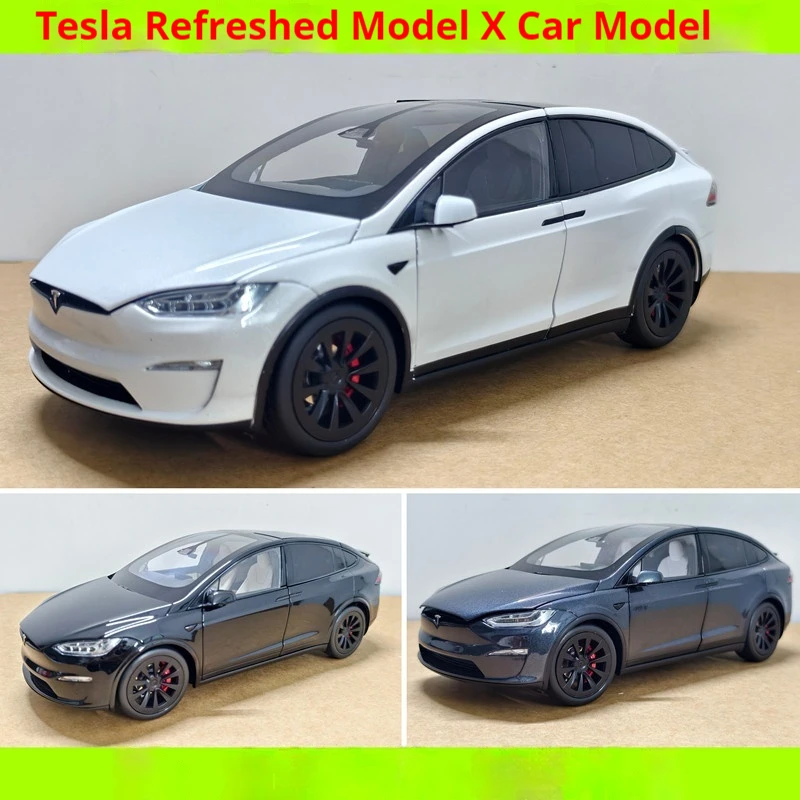 

Tesla Revitalized Edition Model X Original 1:18 Alloy Diecast Simulation Car Model Suv Collectible Vehicle For Car Enthusiasts