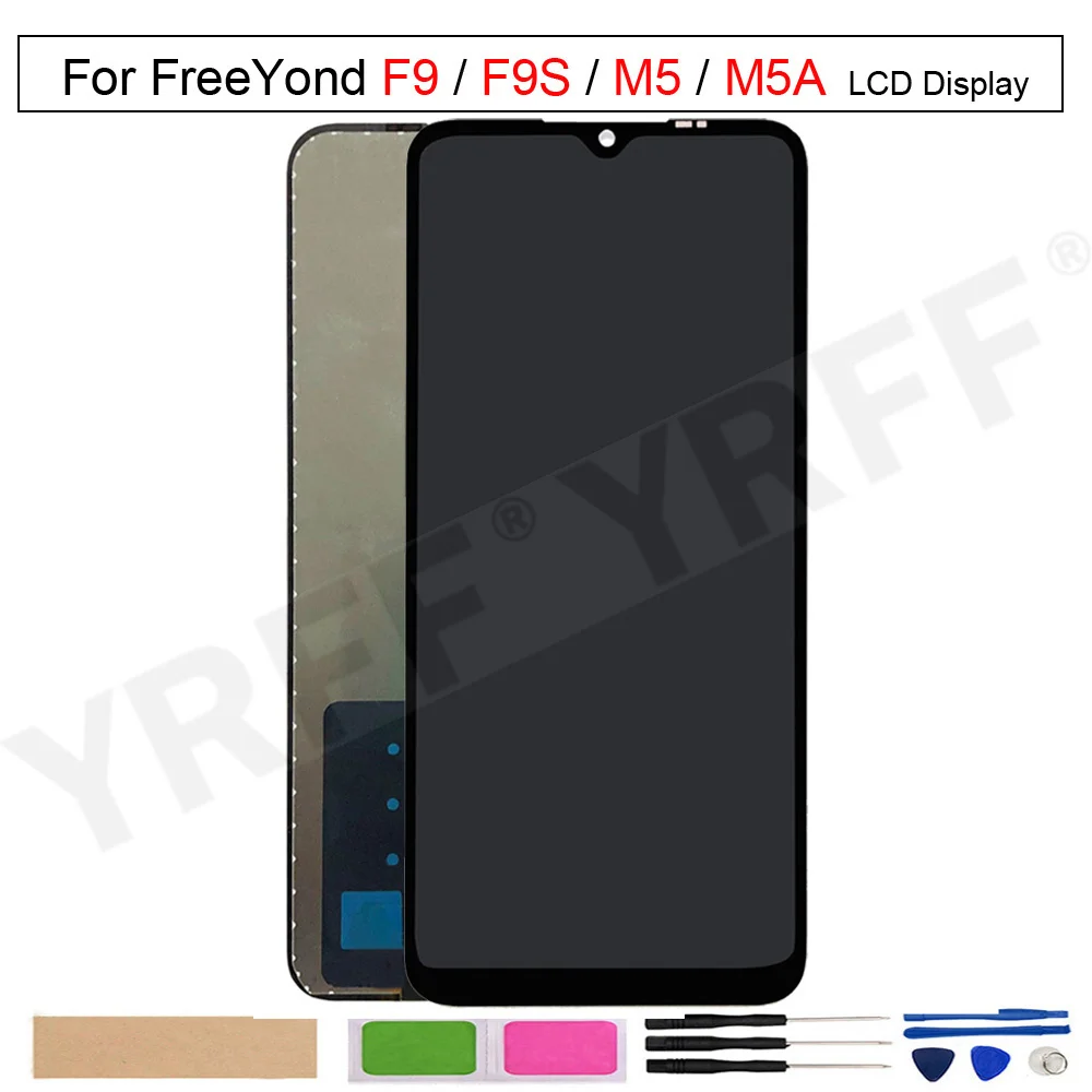 Touch Screen Digitizer Assembly for FreeYond F9 F9S M5 M5A LCD Display , Phone Screen Replacement Parts