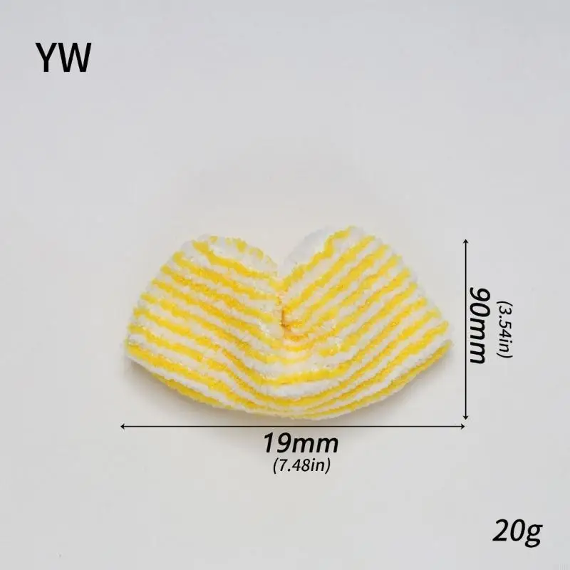 6 قطع من أغطية الممسحة عالية الأداء من الألياف الدقيقة وقابلة للغسل واستبدال ممسحة القماش لآلة تنظيف البخار