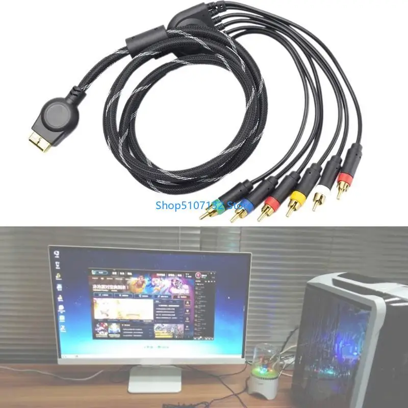 87HD AV Cable عالية الدقة HDTV مكون RCA كابل الصوت