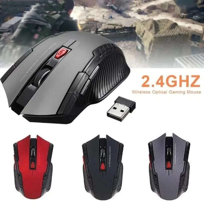 VIKEFON 113 Battery Version Mini2.4 GHz Wireless Optical Mouse Portable Mouse Wireless USB Mouse Notebook Computer
