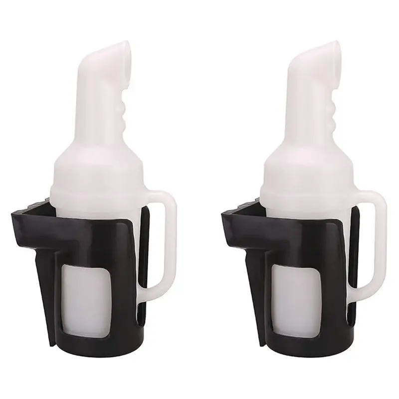 

HOES-2X For Golf Cart Sand Bottle For EZGO Club Car Divot Filler Sand Bottle Kit With Rattle Proof Holder For Golf B