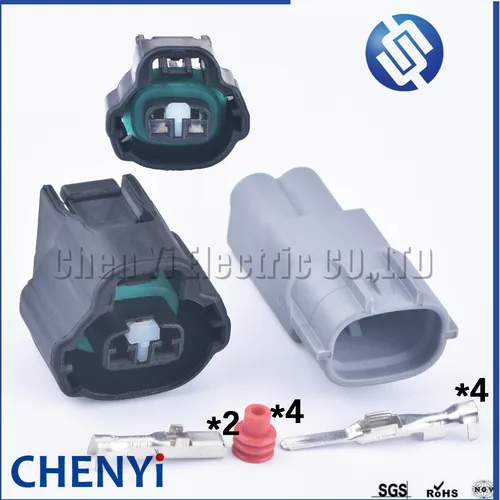 Conector automático de cableado de enchufe automotriz de 2 pines 7283-7526-30 90980-11162 para conector de solenoide VVT i Toyota Lexus 1JZ 2JZ 1UZ 3UZ