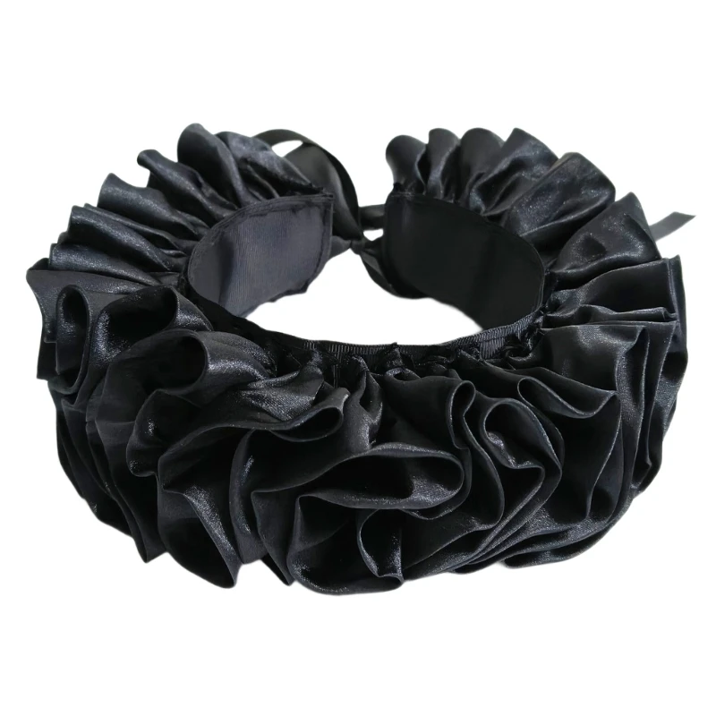 

Регулируемый готический атласный искусственный воротник, шаль на шею, ерш для эпохи Возрождения, пиратский клоун, костюм на