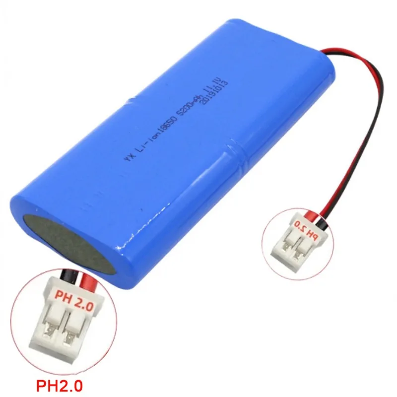 

11.1V 3S2P 2400~ 6400mAh Rechargeable Lithium Dragon Battery Pack LED Light PH2.0 Plug -