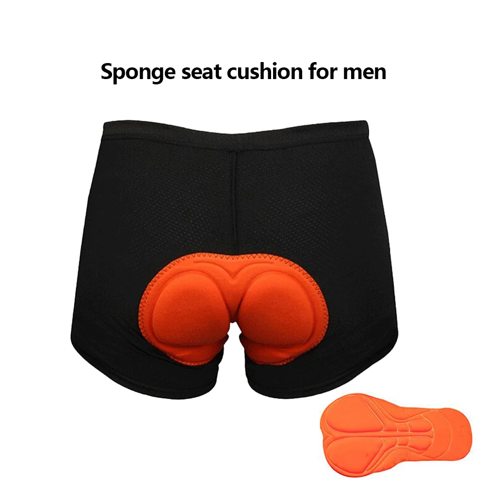 Silicone/Sponge Cycling Shorts Shockproof Bicycle Fiting Underpant MTB Road Bike Padded Shorts for Men Women Cycling Equipment