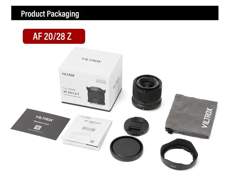 Viltrox 20mm F2.8 Autofokus Vollformat Ultra-Weitwinkelobjektiv für Sony E-Mount und Nikon Z-Mount Kameras – Detail 16