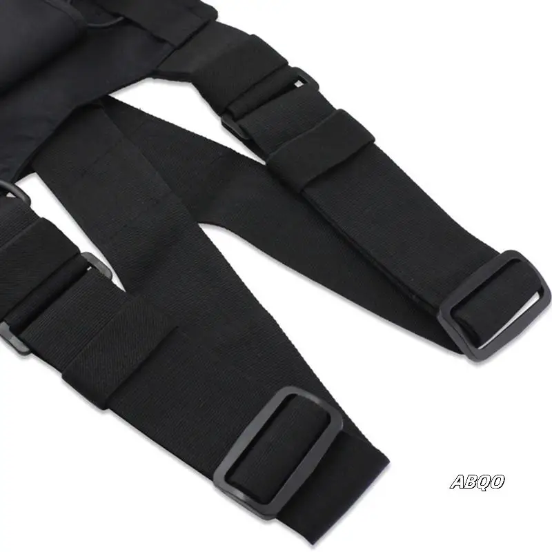 

Walkie Talkies Front Pack Pouch Case Radio Shoulder Holster Radio Reflective Chest Harness Bag For UV5R 888S