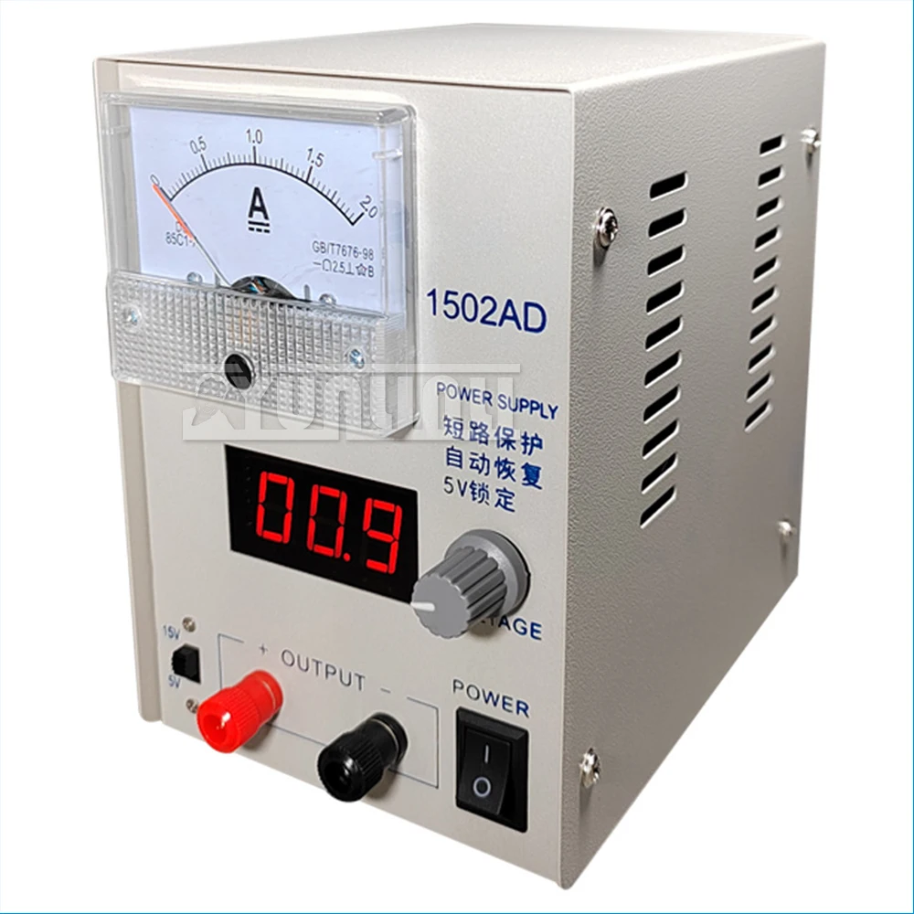 

Регулируемый лабораторный источник питания постоянного тока 15 В, 2 А, регулируемый стабилизатор напряжения 15 В, 2 А, импульсный источник питания