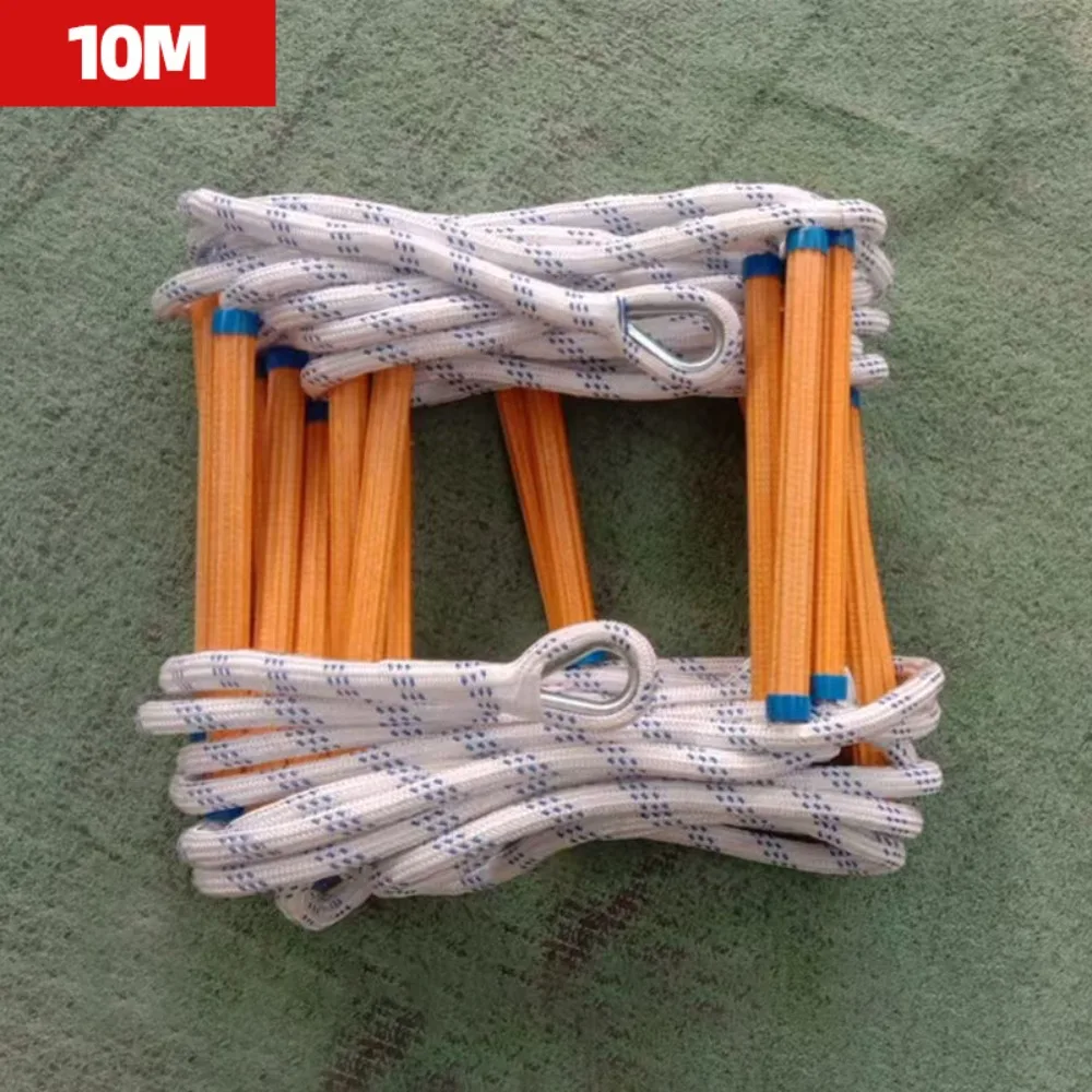Insulated Rope Ladder Grippy Self-rescue Evacuation Ladder Anti-skid Rescue Rope Anti-Skid Fire Escape Ladder Rock Climbing