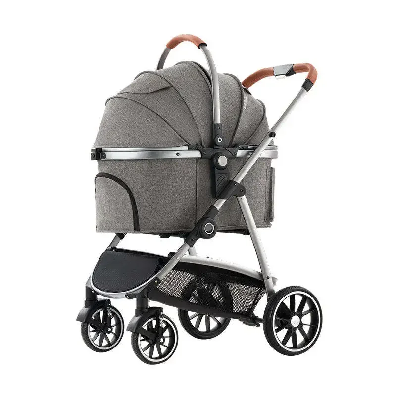 Pet Travel Bag Pet Stroller Carrier Outdoor Weather Cover Pet Cart Dog Travel Stroller Trolley Cart