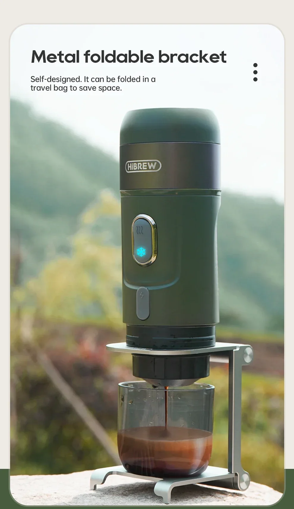 H4B Wireless Electric Car & Home Camping Portable Espress  Dolce Powder Ground Coffee Maker Machine