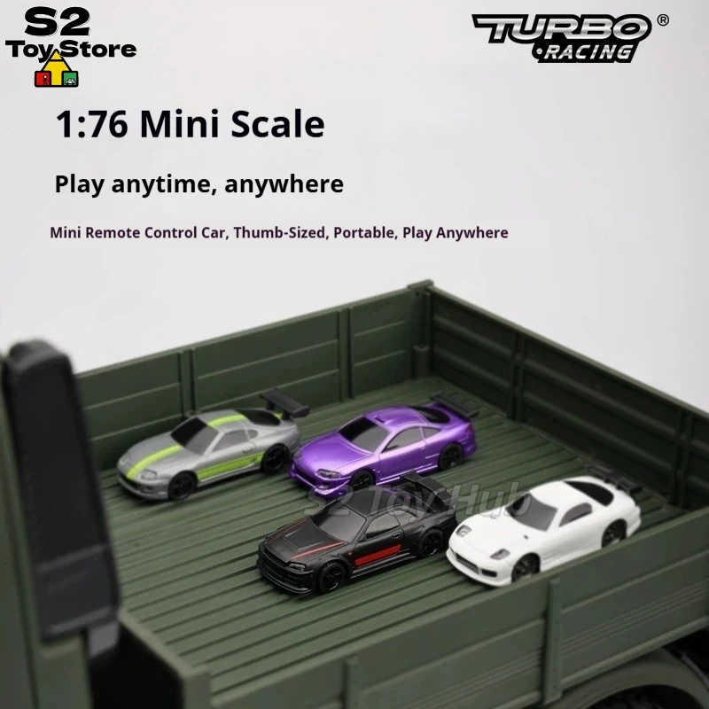 TURBO RACING 1:76 Skala Pełnozwojna, Wysoka Symulacja, Mini Samochód Zdalnie Sterowany C74 Seria Kolekcjonerska Dla Hobbystów