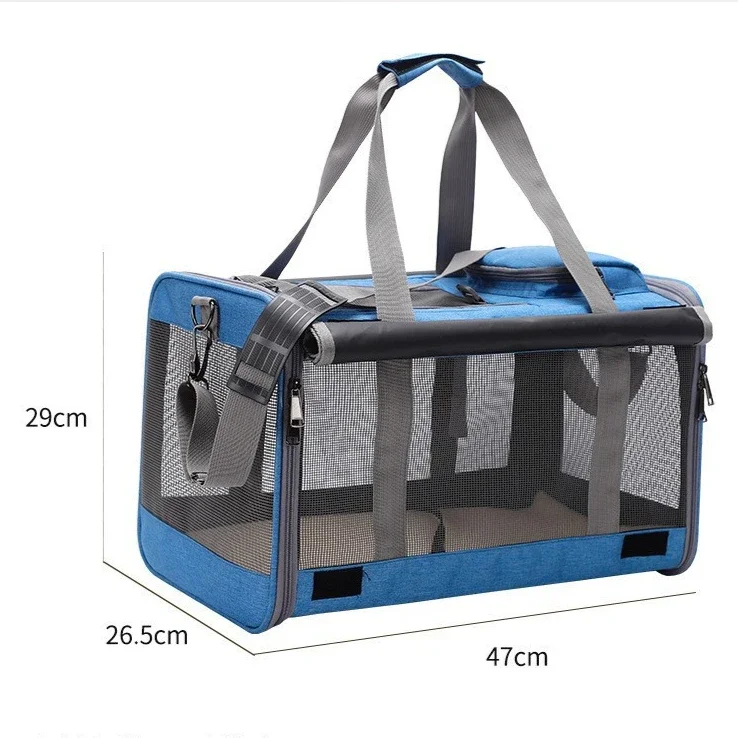 

Large Capacity Cat Carrier Bag Soft-Sided Collapsible Shoulder Pet Bag Ventilation Carrying Handbag Cat Puppy Dog Supplies