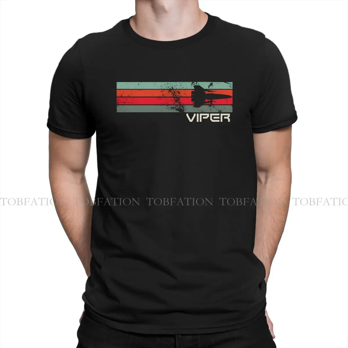 Viper Classic Battlestar Galactica Men T Shirt Cotton Graphic Crewneck Tee Shirt Harajuku Short Sleeve