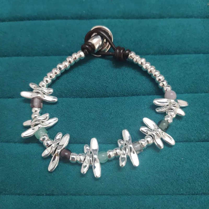 

2026 European and American new niche design retro style dragonfly bracelet, a Valentine's Day gift for girls