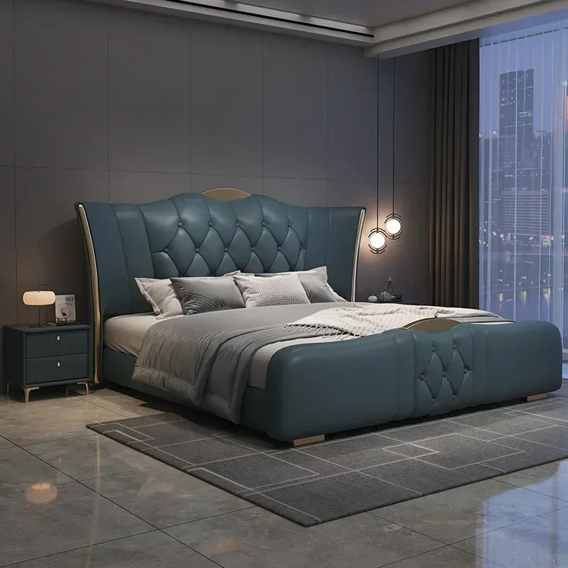 Base de Cama con Colchón, Tamaño Queen/King/Individual, 180x200cm, Juego de Muebles Modernos para Dormitorio