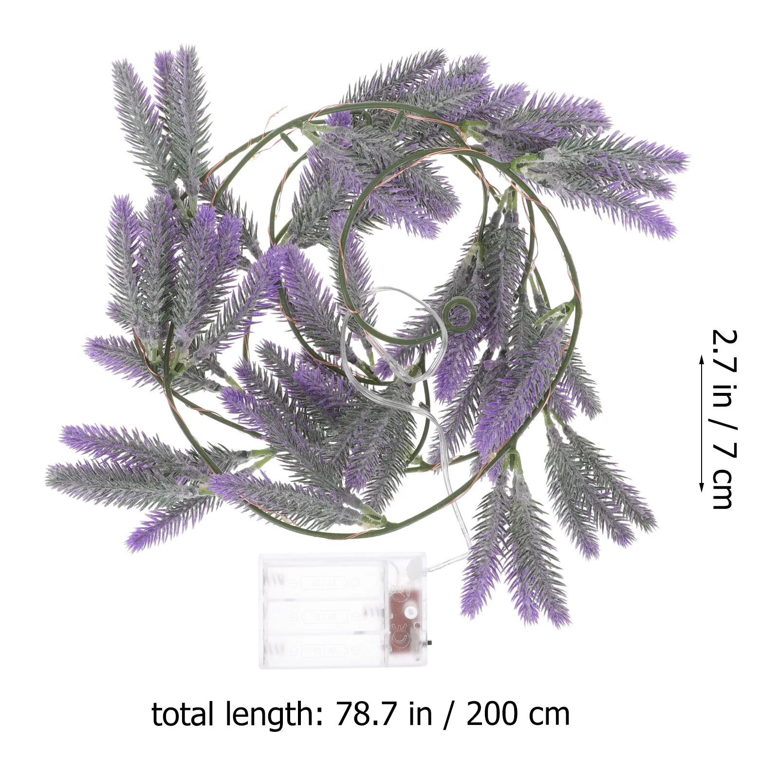 أضواء عيد الحب الزخرفية الخزامى Led سلسلة أضواء الجنية للحزب المنزل غرفة نوم في الهواء الطلق عطلة مهرجان ديكور