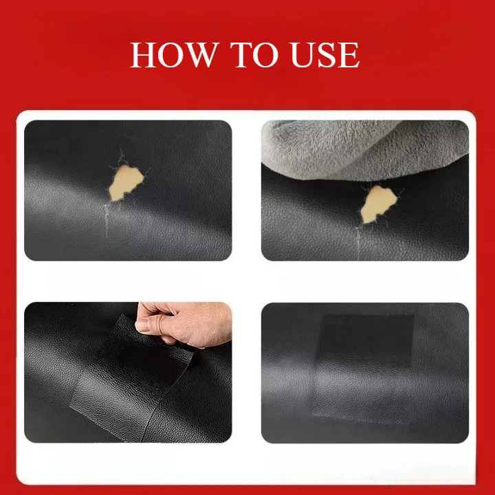 50x300cm Artificial PU Leather Patch Faux Synthetic Leather Fabric Self-Adhesive Sofa Repair Patch Adhesive DIY Material